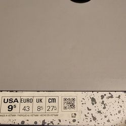 Jordan 5 wolf grey size 9.5