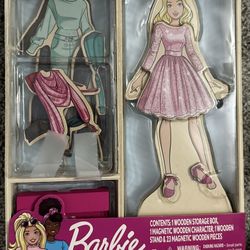 Barbie Magnetic Wooden Dress Up Set
