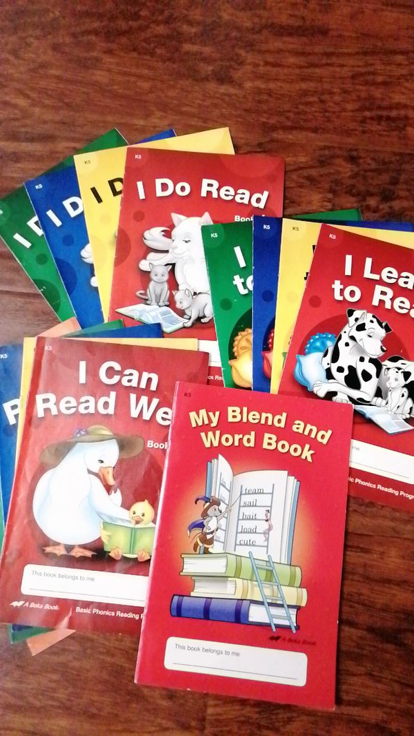  abeka  reading books  kindergarten for Sale in Sacramento 