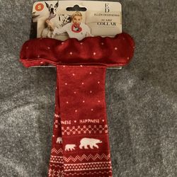 Dog Christmas Scarf Collar