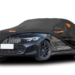 100% Waterproof Outdoor Car Covers Rain Snow UV Dust Protection.‎193 x 72 x 59 inches 