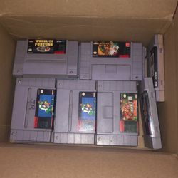 Used Super Nintendo Retro Games 