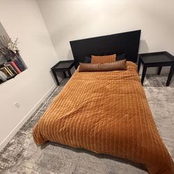 Queen Wooden Bed Frame 