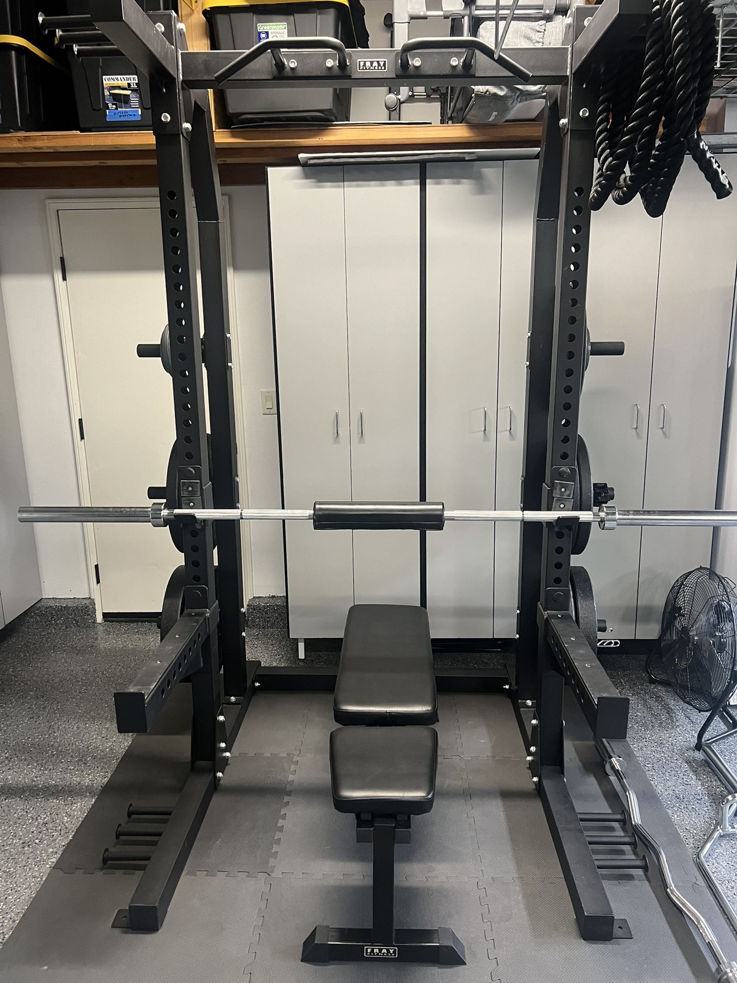 Fray Fitness Half Rack (Weights, Barbell, and accessories NOT included)