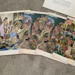 1954 Matson Lines Menus