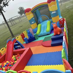 Toddlers Soft Play And Moonwalk Bounce House 