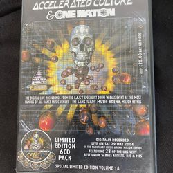 Accelerated Culture & One Nation 6 CD Pack Drum & Bass Jungle 2004 Sanctuary Milton Keynes (Rare Collectors Item!)