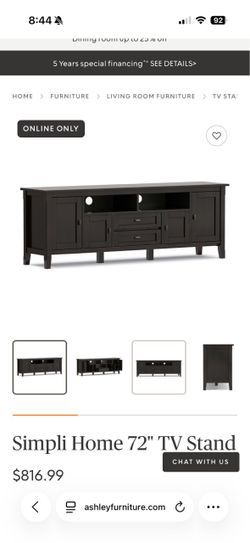 Ashley simple Home 72" TV Stand