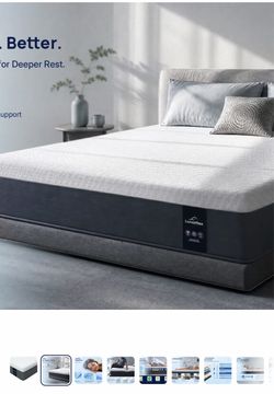 Lunaflex Memory Foam Mattress king size medium firm