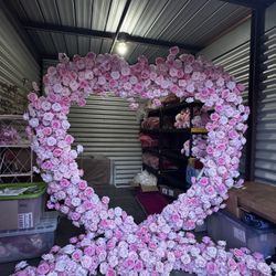 Pink Heart Arch 