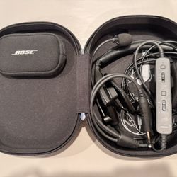 Bose Proflight Series 2 Aviation Headset with Bluetooth Connectivity, Dual Plug Cable, Black