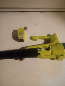Ryobi 18 volt brushless air blower/power inverter combo