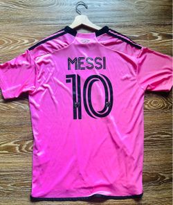 Inter Miami CF Lionel Messi #10 Pink/Black Soccer Jersey Men’s size M