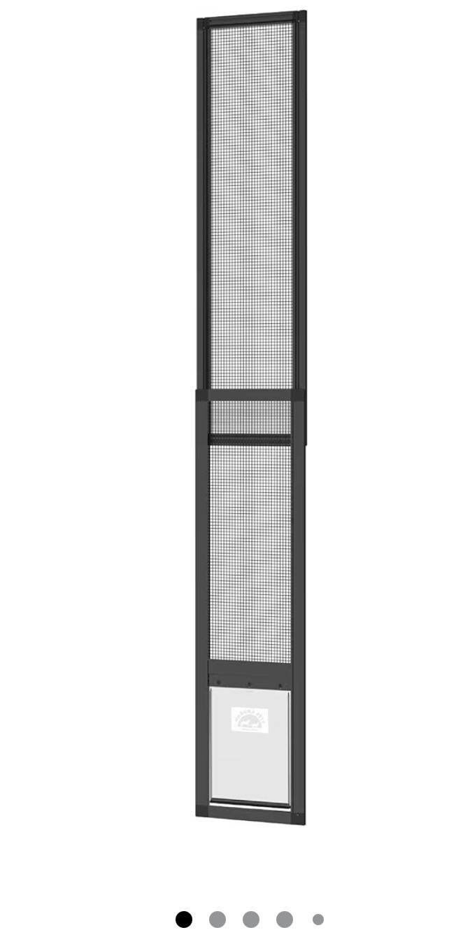 Hakuna Pets V2 Patio Pet Door Screen Insert Panel for Sliding Doors,