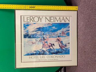 LeRoy Neiman Hotel del Coronado Framed Art Print - 32"
