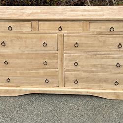 Large Natural Wood Dresser FREE DELIVERY