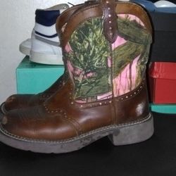 Cow Girl Boots (A Little Scuffed)
