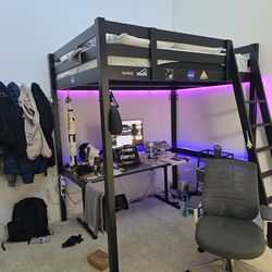 Ikea Solid Wood Loft Bed for Sale