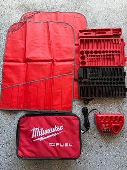 Snap on  Milwaukee socket pack out M12 charger bundle