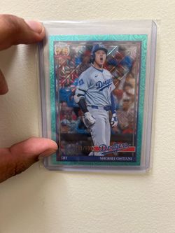 2026 Topps Series 1 Shohei Ohtani 1991 Topps Chrome Silver Pack Aqua #/199