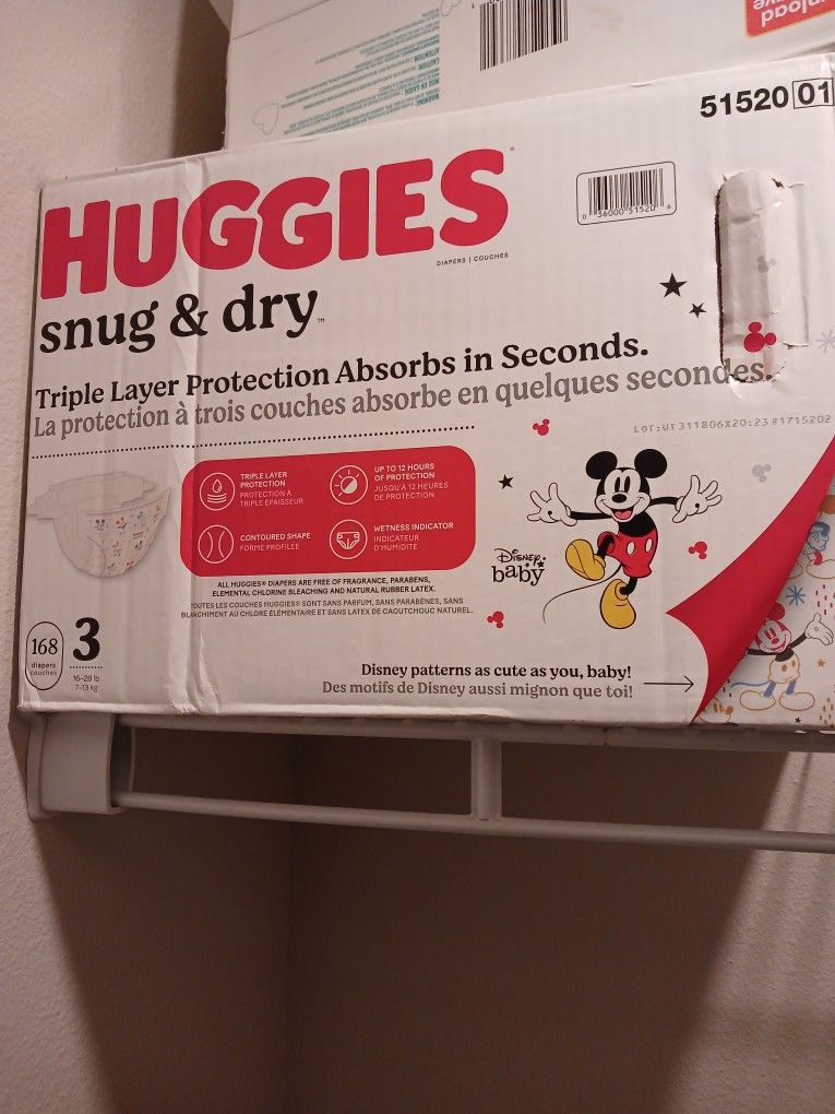 Huggies Diapers Size 3 Size 6