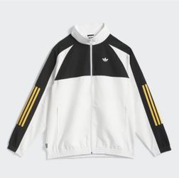 Adidas Originals Track Jacket White Black Gold