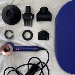 Dyson Supersonic Hair Dryer – Navy/Copper – Excellent Condition