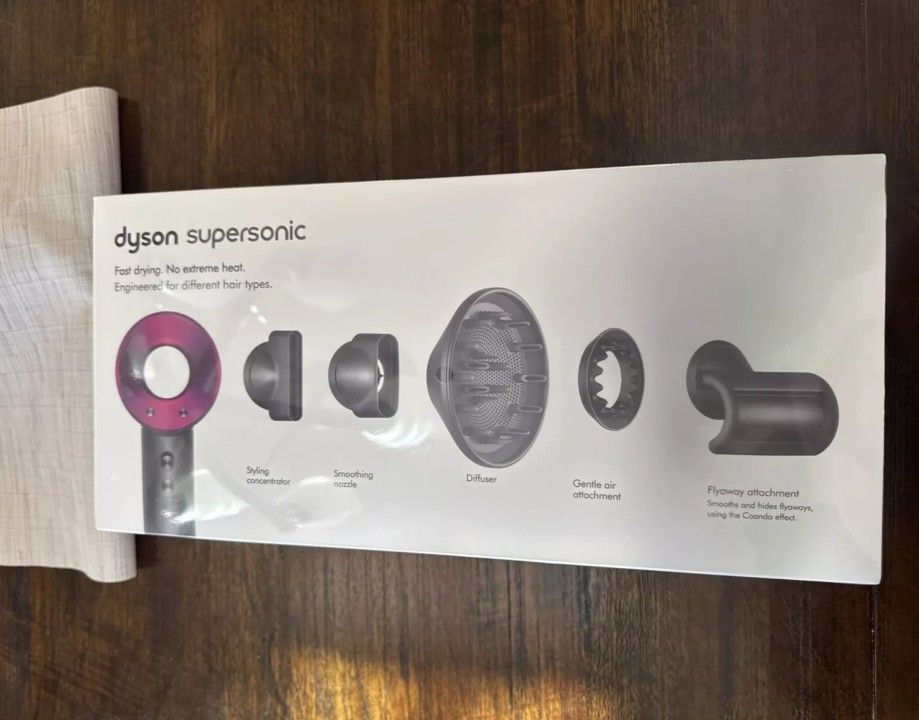 Unopened Dyson SuperSonic Hair Dryer  Gorgeous Pink Finish 