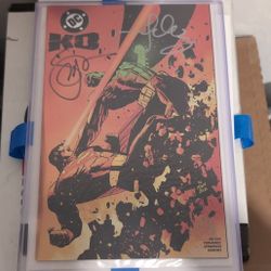 D.C. KO #1 - Clay Mann NYCC FOIL EDITION 3X SIGNED Mann/Fernandez/Snyder w/ COA