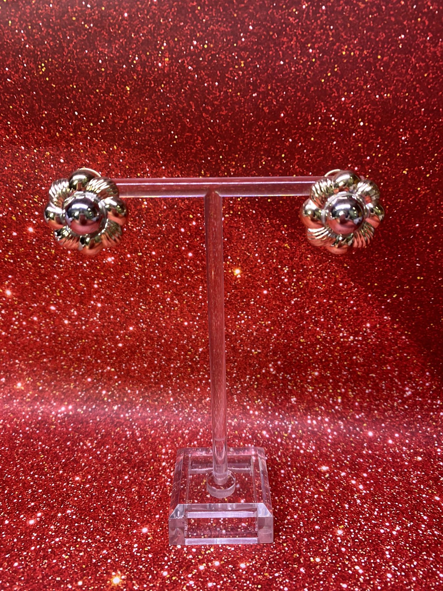 14k Flower Earrings