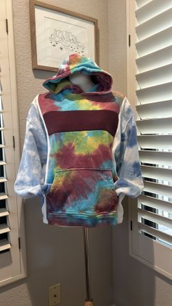 Tie Dye Hoodie Upcycled 