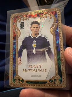 2026 panini World Cup Scotland Scott McTominay golden frame card