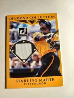 Starling Marte 2017 Diamond Collection Jersey Card