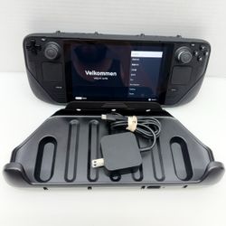 VALVE STEAM DECK LCD 512GB 16GB RAM HANDHELD CONSOLE W/ CHARGER (CMP130687)