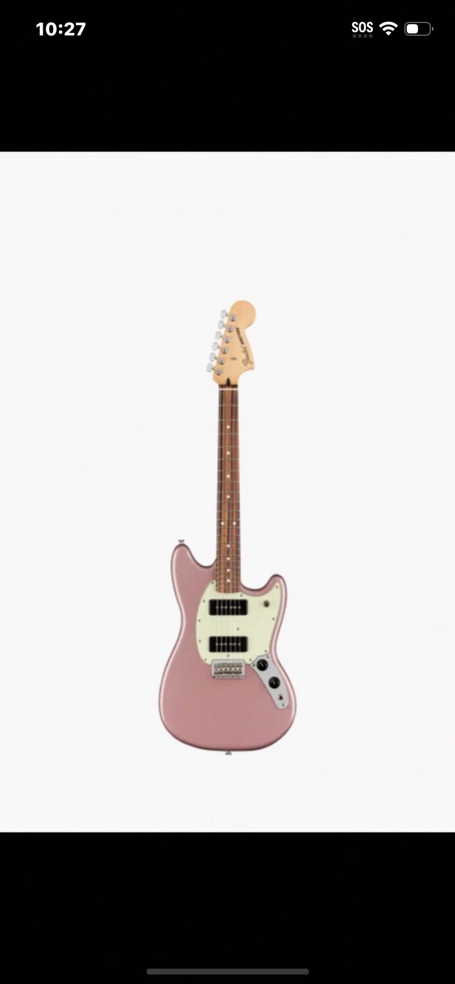 Fender Guitar Mustang 90 Burgundy Mist Rare