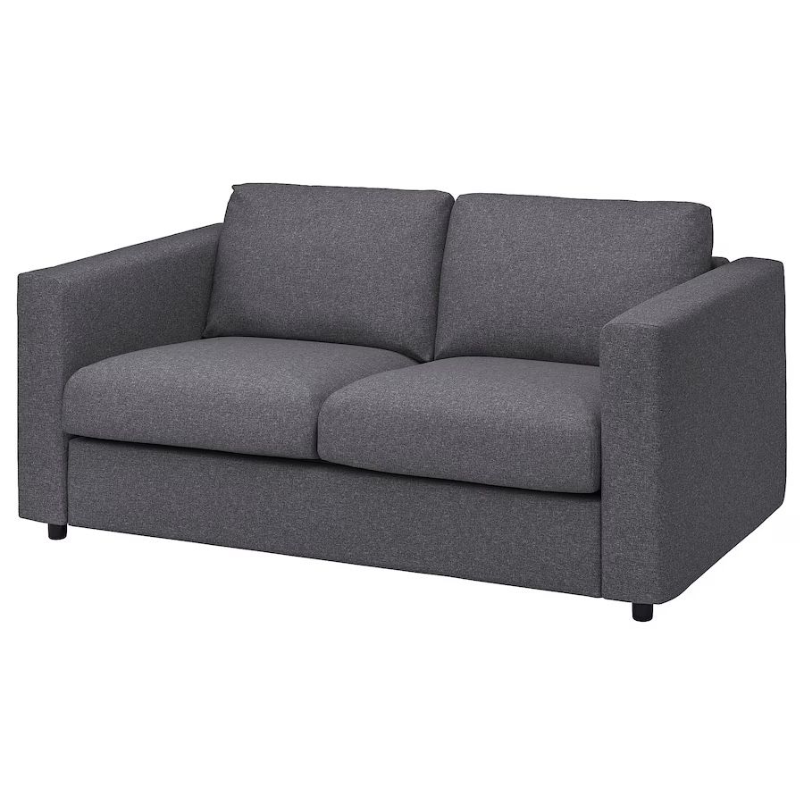 IKEA 2 Seat Sofa Loveseat In Gunnared Medium Grey