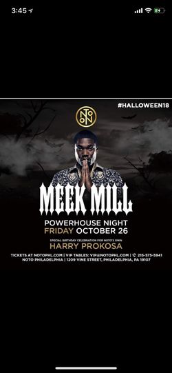 Meek Mill Live Halloween Weekend