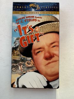 W.C. Fields "It's a Gift" VHS rare video tape