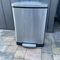 Metal Kitchen Trash Can