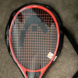 Orange Tennis Rack 