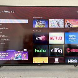 TCL 32” 1080P ROKU Smart TV
