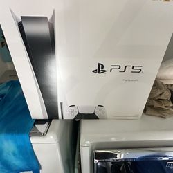 Ps5 Disk Version With Many Accessories 