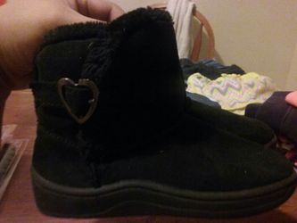 Little Girls Black Boots!!