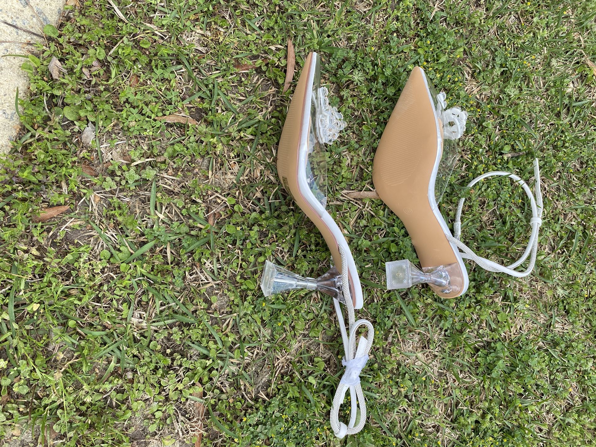 Glass Wedding Any Occasion Heels