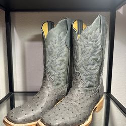 Ostrich cowboy boots