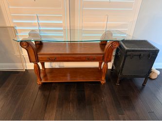 Solid wood lane sideboard or entry table