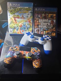 Ps4 W/2 Games And Cords MUST SELL TODAY!