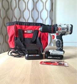 Porter Cable 20V Drill Set w/ 2 Batteries & Bag