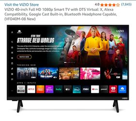 VIZIO 40-inch Full HD 1080p Smart TV