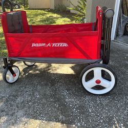 Radio Flyer Convertible Stroll ‘N Wagon with Canopy 